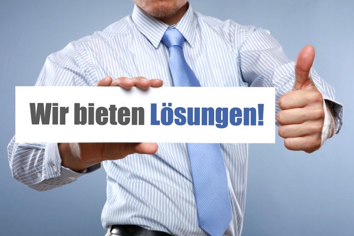 Wir bieten Lösungen Wir bieten Lösungen