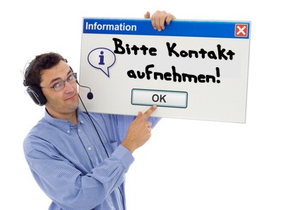 Bitte Kontakt aufnehmen