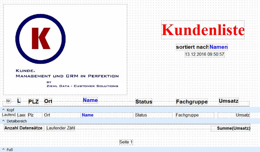 Der Reportgenerator ein einfaches Beispiel Der Reportgenerator ein einfaches Beispiel